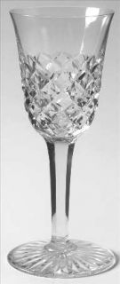Baccarat Burgos  Sherry Glass   Cut Criss Cross Design On Bowl