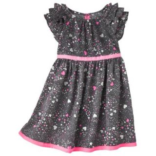 Circo Infant Toddler Girls A Line Dress   Thundering Grey 24 M