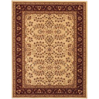 Anatolia Antique Herati/ Cream Red Area Rug (23 X 33) (CreamSecondary colors: Beige, Green, Navy, Red and TanPattern: FloralTip: We recommend the use of a non skid pad to keep the rug in place on smooth surfaces.All rug sizes are approximate. Due to the d