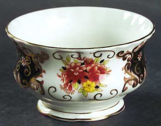 Royal Albert Heritage Mini Open Sugar Bowl, Fine China Dinnerware   Rust & Yello