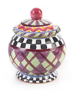 MacKenzie Childs Piccadilly Small Canister   No Color