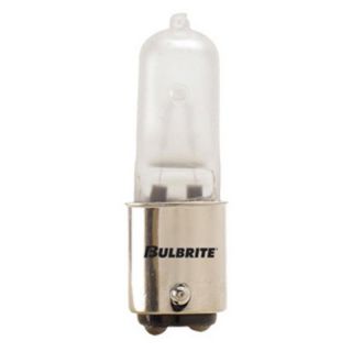 Bulbrite Frosted Dimmable Double Contact Bayonet Halogen Light Bulb   10 pk.