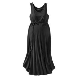Liz Lange for Target Maternity Sleeveless Knit Maxi Dress   Black L