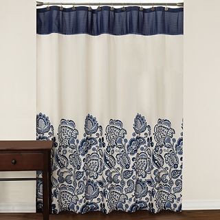 Emery Shower Curtain, Blue