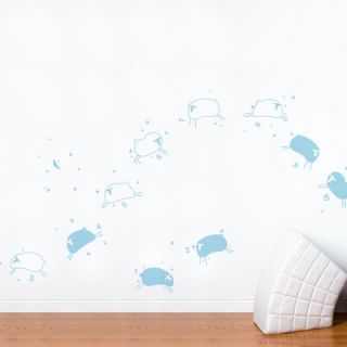 ADZif Piccolo Baby Sheep Wall Decal B4108R Color: Blue Pastel
