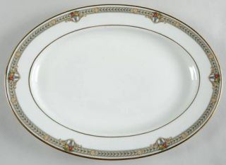 Gorham Laurel 14 Oval Serving Platter, Fine China Dinnerware   Masterpiece,Frui