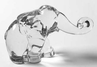 Heisey Heisey Animals & Figurines Medium Clear Elephant   Crystal Figurines And