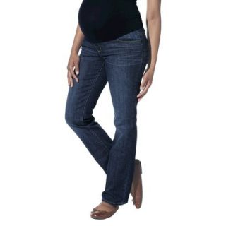 Liz Lange for Target Maternity Over the Belly Bootcut Denim Jeans   Blue Wash 18