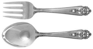 International Silver QueenS Lace (Sterling, 1949) 2 Pc Baby Set (BF, BS)   Ster