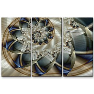 Anniversary 3 piece Metal Wall Sculpture Set (MediumSubject AnimalsImage dimensions 23.5 inches tall x 38 inches wide )