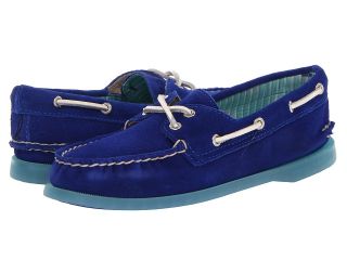 Sperry Top Sider A/O 2 Eye ) Womens Slip on Shoes (Purple)