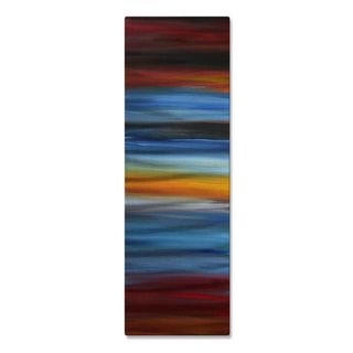 Megan Duncanson River Bed Metal Wall Art (SmallSubject: ContemporaryMedium: MetalImage dimensions: 24 inches high x 8 inches wide x 1 inch deepOuter dimensions: 24 inches high x 8 inches wide x 1 inch deep )
