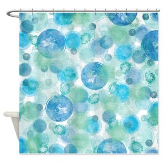 CafePress Blue Bubbles Shower Curtain Free Shipping! Use code FREECART at Checkout!