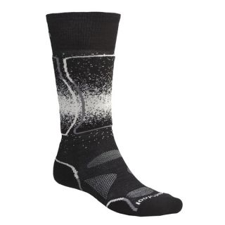 SmartWool PhD Snowboard Light Socks   Merino Wool (For Men and Women)   BLACK (L )