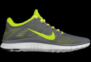 Nike Free 3.0 Shield iD Custom (Wide) Womens Running Shoes   Grey