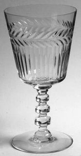Tiffin Franciscan Athlone Water Goblet   Stem #17301, Cut