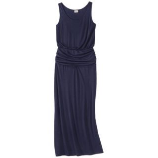 Mossimo Supply Co. Juniors Ruched Maxi Dress   Navy S(3 5)