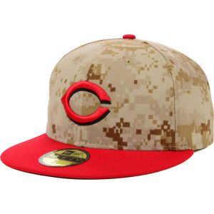 Cincinnati Reds New Era MLB Authentic Collection Stars and Stripes 59FIFTY Cap