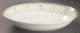 Royal Doulton Fontenay 9 Oval Vegetable Bowl, Fine China Dinnerware   Gold Laur