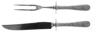 Kirk Stieff Mayflower (Sterling,1846,No Monograms) 2 Piece Small Carving Set W/S