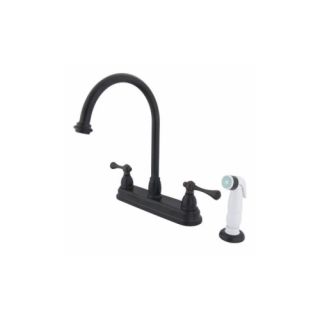 Elements of Design EB3755BL St. Louis Centerset Kitchen Faucet With Spray
