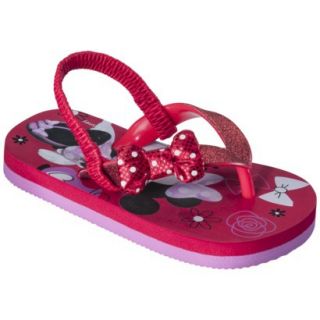 Toddler Girls Minnie Mouse Sandals   Red M