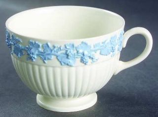 Wedgwood 2804 (Edme, Blue Grapes) Footed Cup, Fine China Dinnerware   Edme, Blue