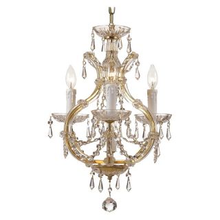 Crystorama Maria Theresa Crystal Chandelier   12W in.   4473 CH CL MWP