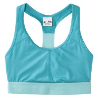 C9 by Champion Womens Compression Bra With Mesh   Vintage Teal XL
