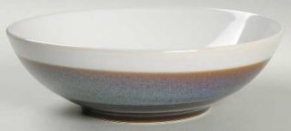 Baum Brothers Lava Rings Soup/Cereal Bowl, Fine China Dinnerware   White&Purple