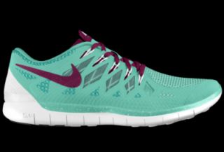 Nike Free 5.0 iD Custom (Wide) Womens Running Shoes   Green