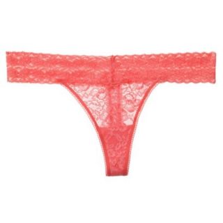 Gilligan & OMalley Womens All Over Lace Thong   Fresh Melon L