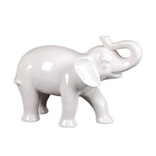Decorative Ceramic Elephant (CeramicDimensions: 6.5 inches high x 9.25 inches wide x 4.25 inches deepUPC: 877101705345For Decorative Purposes OnlyDoes Not Hold Water)