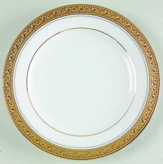 Noritake Crestwood Gold Bread & Butter Plate, Fine China Dinnerware   Gold Band,