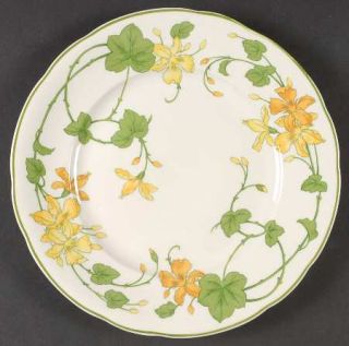 Villeroy & Boch Geranium (Non Ribbed Rim) Dinner Plate, Fine China Dinnerware  