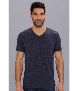 Calvin Klein Jeans S/S Modern Slub Neppy V Neck Mens T Shirt (Black)
