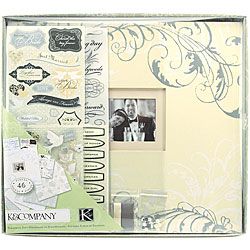 K company Classic Wedding Boxed 12x12 Postbound Scrapbook Kit