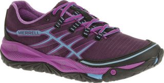 Womens Merrell AllOut Rush   Purple/Horizon Blue Running Shoes
