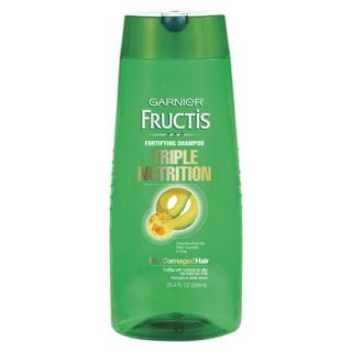 Garnier Fructis Triple Nutrition Shampoo For Dry, Damaged Hair   25.4 fl oz