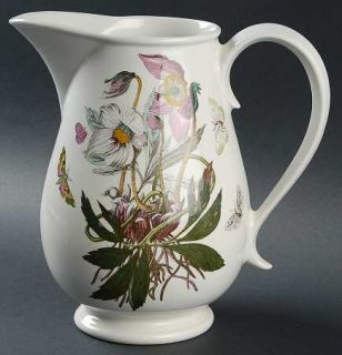 Portmeirion Botanic Garden 64 Oz Romantic Pitcher, Fine China Dinnerware   Vario