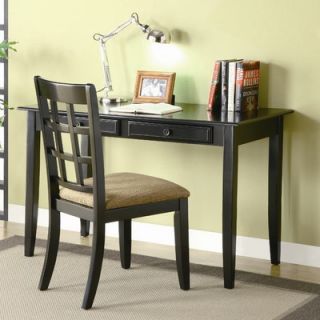 Wildon Home ® Hartland Writing Desk and Chair Set 800778 Finish: Black