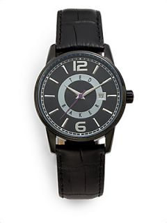 Sunray Dial Stainless Steel Watch/Black   Black