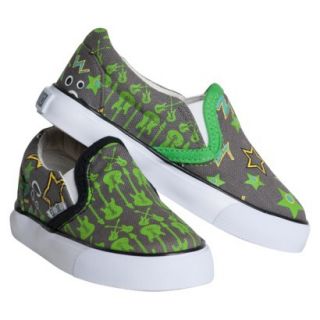 Boys Xolo Shoes Rocker Boy Twin Gore Canvas Sneakers   Gray 2