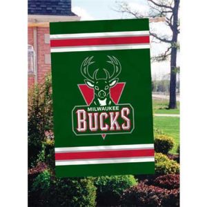 Milwaukee Bucks Applique House Flag