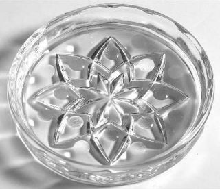 Imperial Glass Ohio Cape Cod Clear (#1602 + #160) Raised Dots Coaster   Clear, S