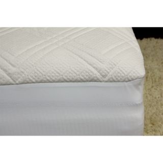 Rio Home Fashions 1/4 in. Quilted Memory Foam Mattress Pad Multicolor   MP 018 