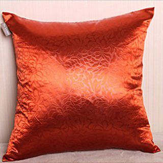Country Solid Abstract Floral Embossed Decorative Pillow With Insert