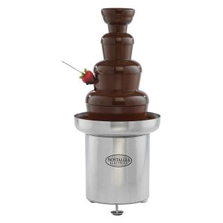 Nostalgia Electrics CFF552 Commercial Stainless Steel Chocolate Fondue Fountain