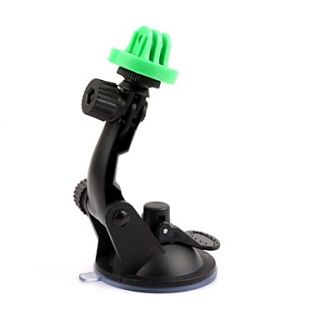 New Plastic Camera Stand Holder with Suction Cup for GoPro HD Hero 2 3 3 Black Green