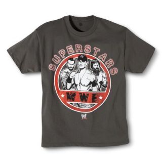 WWE Superstars Boys Graphic Tee   Rich Charcoal XS